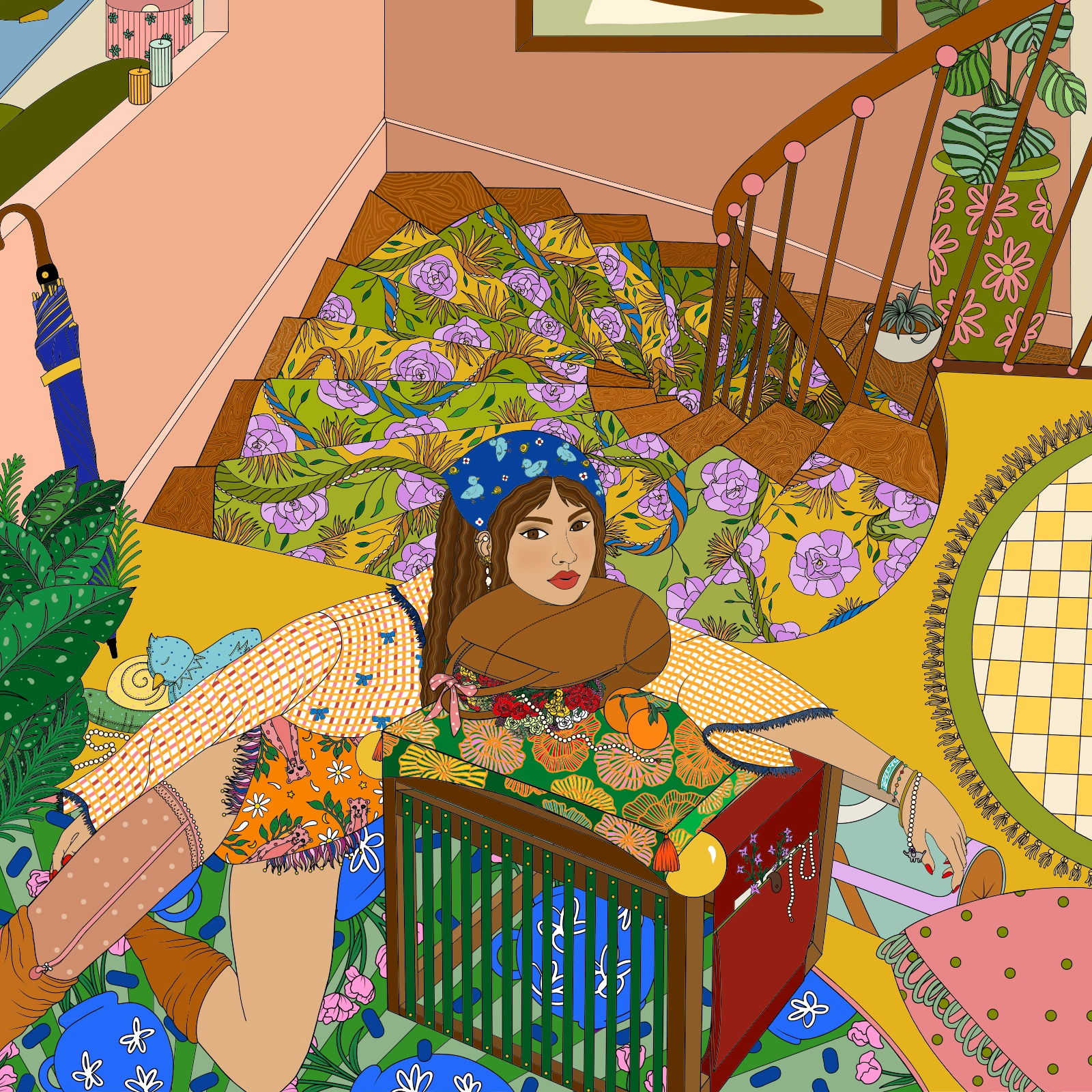 The Rose Without Thorns — CASA OF J, hand-drawn